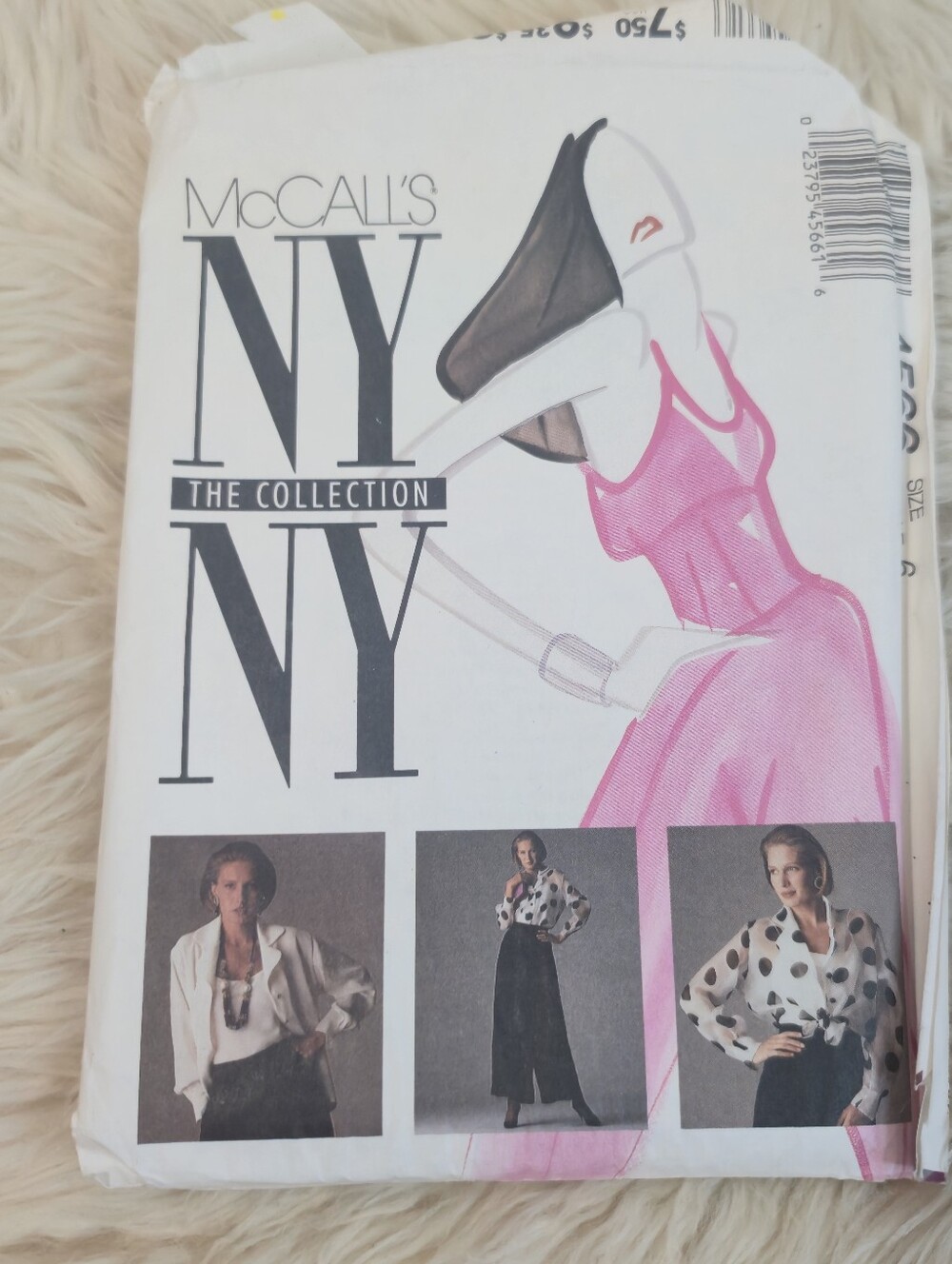 McCall's Vintage NY NY The Collection Pants & Blouse Sewing Pattern 4566